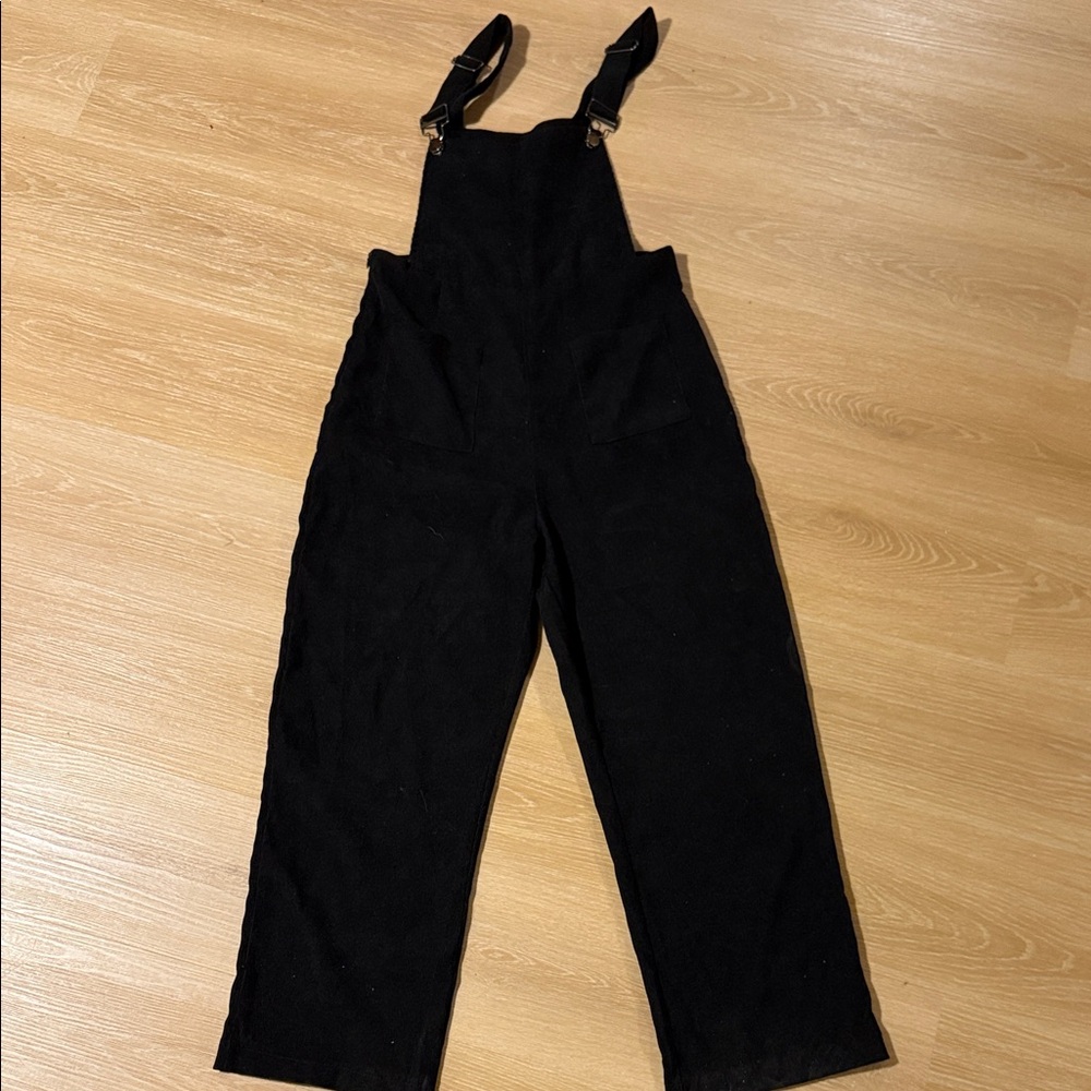 Amazon Black Corduroy Jumpsuit